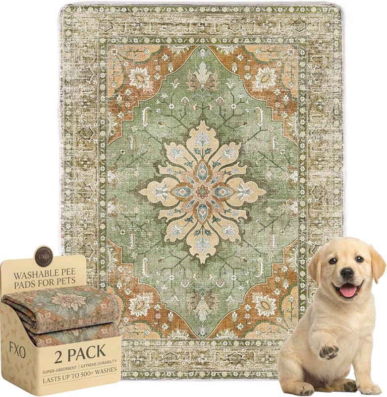 Washable Floral Dog Pee Pads