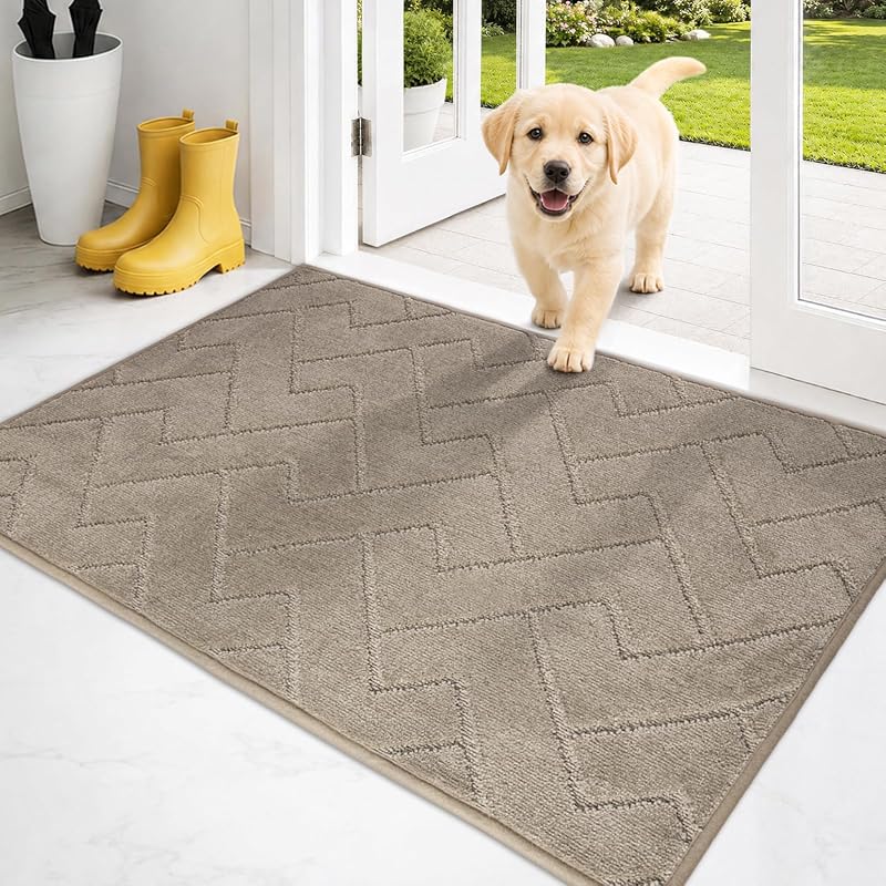 PURRUGS Extra Large Dirt Trapping Indoor Door Mat