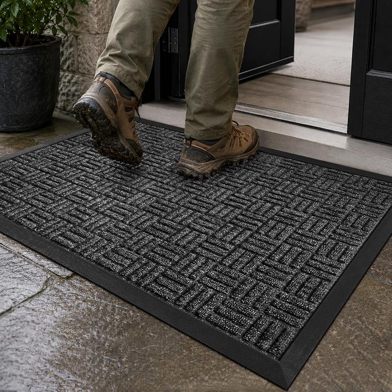 Mibao Heavy Duty Waterproof Front Door Mat