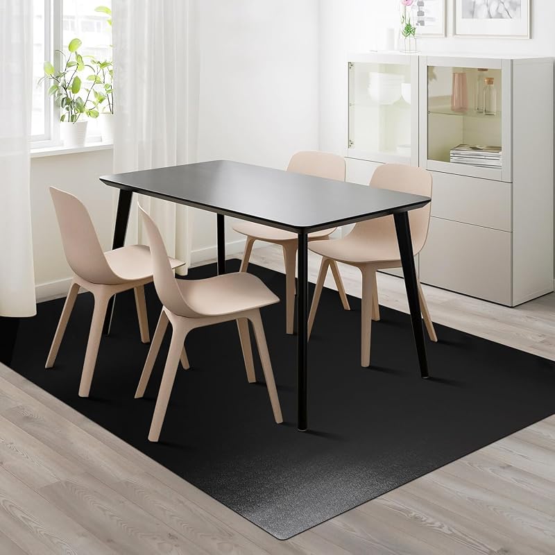 Black Vinyl Floor Mat