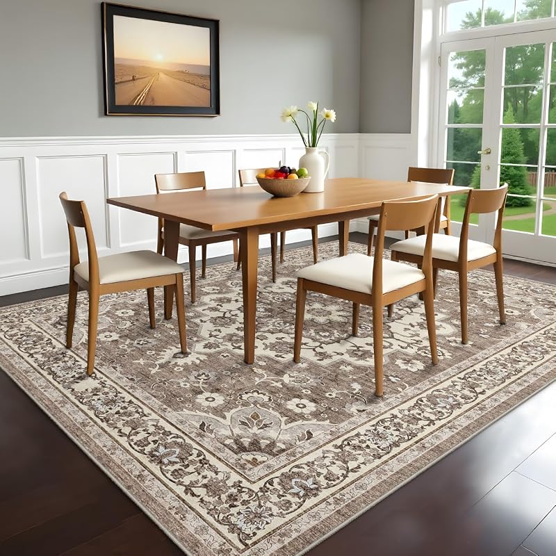 Washable 6x8 Area Rug